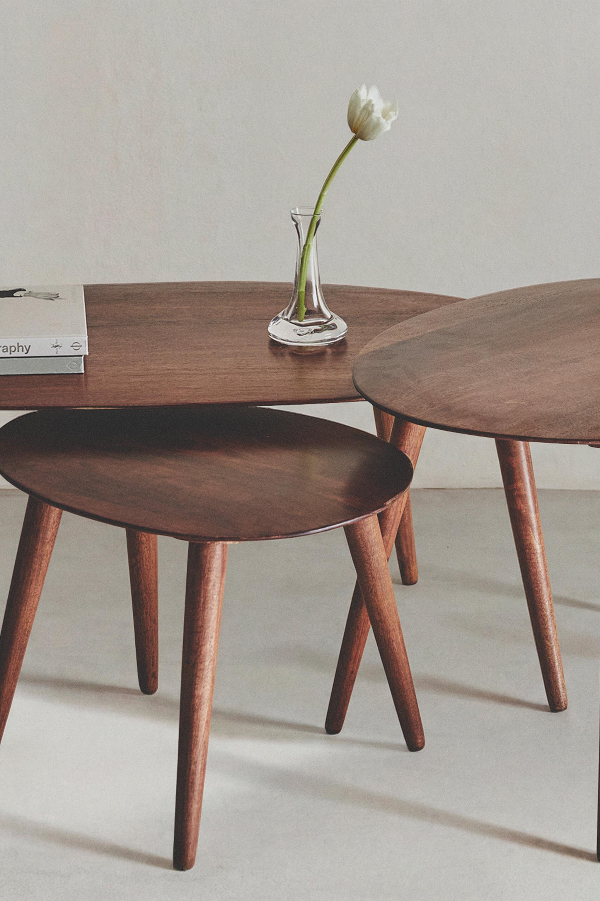 TABLE BASSE BOIS BISELÉ